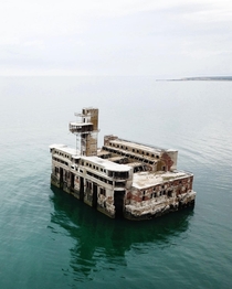Abandoned Dagdizel Plant- a Soviet weapons testing site in Caspian Sea