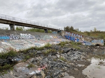 Abandoned dam in Sudbury Ontario