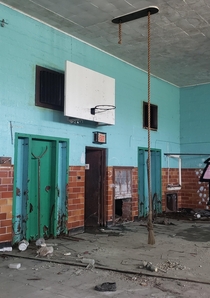 Abandoned Detroit School Gym 