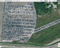 Abandoned Diesel Volkswagens as seen in Apple Maps Many more in comments