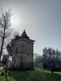 Abandoned dovecote in france