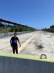 Abandoned drag strip in ponce Puerto Rico