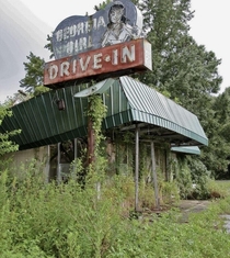 Abandoned drive-in Woodbine GA