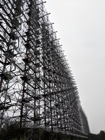 Abandoned Duga radar In Chernobyl exclusion zone