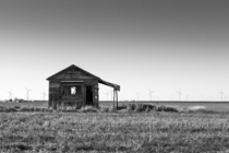Abandoned farm house in West Texas  OC
