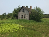 Abandoned farm house Keweenaw Peninsula Michigan 