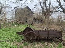 Abandoned farm house Ontario Canada