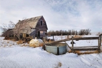 Abandoned farm in Alberta Canada