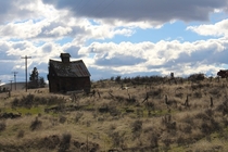 Abandoned farm near The Dalles Oregon in 