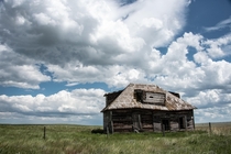 Abandoned farmhouse Alberta Canada