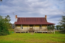 Abandoned farmhouse in rural Alabama