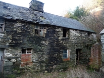 Abandoned farmhouse Wales UK
