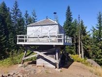 Abandoned fire lookout in Mt Hood National Forest