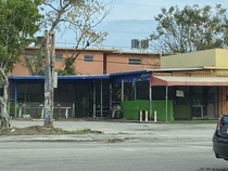 Abandoned fruit shop in Miami