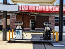 Abandoned gas station in Upstate NY