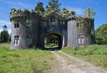 Abandoned Gatehouse Castlelohort Demesne Ireland 