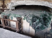 Abandoned glass furnace