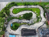 Abandoned go-kart track Houston TX USA
