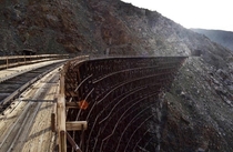 Abandoned Goat Canyon Trestle built after an earthquake in  holds the record for the largest wooden bridge in the world