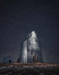 Abandoned grain elevator Saskatchewan Canada garycphoto