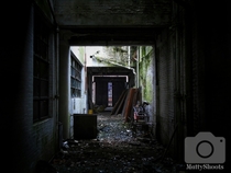 Abandoned hallway leading to the morgue at st josephs orphanage preston 