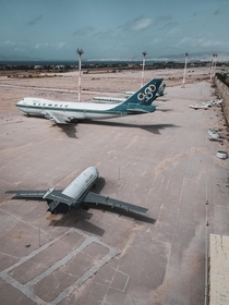 Abandoned Helleniko International Airport The last commercial aircraft to depart from the Helleniko airport was an Olympic Air Boeing  headed for Thessaloniki Closed in  Seven abandoned airplanes are found at the sites southeast corner today