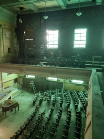 Abandoned highschool auditorium in Shenandoah PA