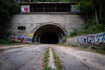 Abandoned highway tunnel in Pennsylvania 