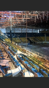 Abandoned Hockey Arena Recently Destroyed By Tornado in SW Ohio  DkDisplay
