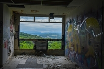 Abandoned hospital with a fine view