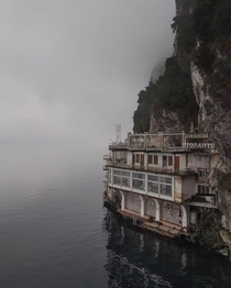 Abandoned Hotel in a Cliff Spain by __tonic_