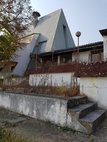 Abandoned hotel in Obedska Bara Serbia