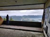 Abandoned hotel in the Azores So Miguel over looking the caldera I asked her to marry me right after this was taken