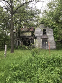 Abandoned house just outside of the city of Gotham Wisconsin 