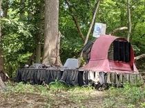 Abandoned hovercraft Swedesboro NJ