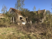 Abandoned industrial land Pruwelz Belgium 