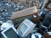 Abandoned Industry and Electronics Dump Troy NY 