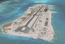 Abandoned Johnston Atoll military base in the mid Pacific Ocean 