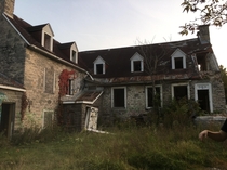 Abandoned manorial mansion in Canada Qc