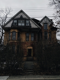 Abandoned mansion in a small town Built in 
