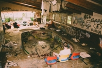 Abandoned Mansion w Indoor Pool
