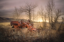 Abandoned Massey Harris Harvester in Idaho 