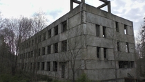 Abandoned military barracks