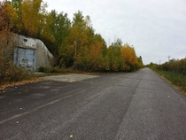 Abandoned military base in Goose Bay NL Canada 