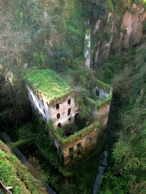 Abandoned mill from  in Sorrento Italy 