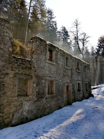 Abandoned mill in bohemian Switzerland esk vcarsko 