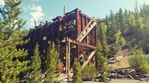 Abandoned mine in Breckenridge Colorado