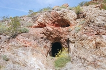 Abandoned mine in the Mojave Desert