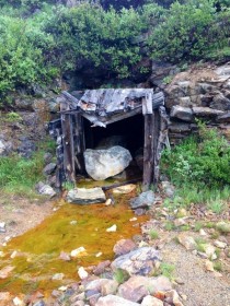 Abandoned Mine Shaft in Arapaho National Forest Colorado 