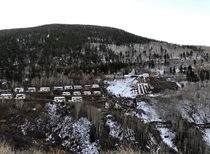 Abandoned mining town Gilman Colorado 